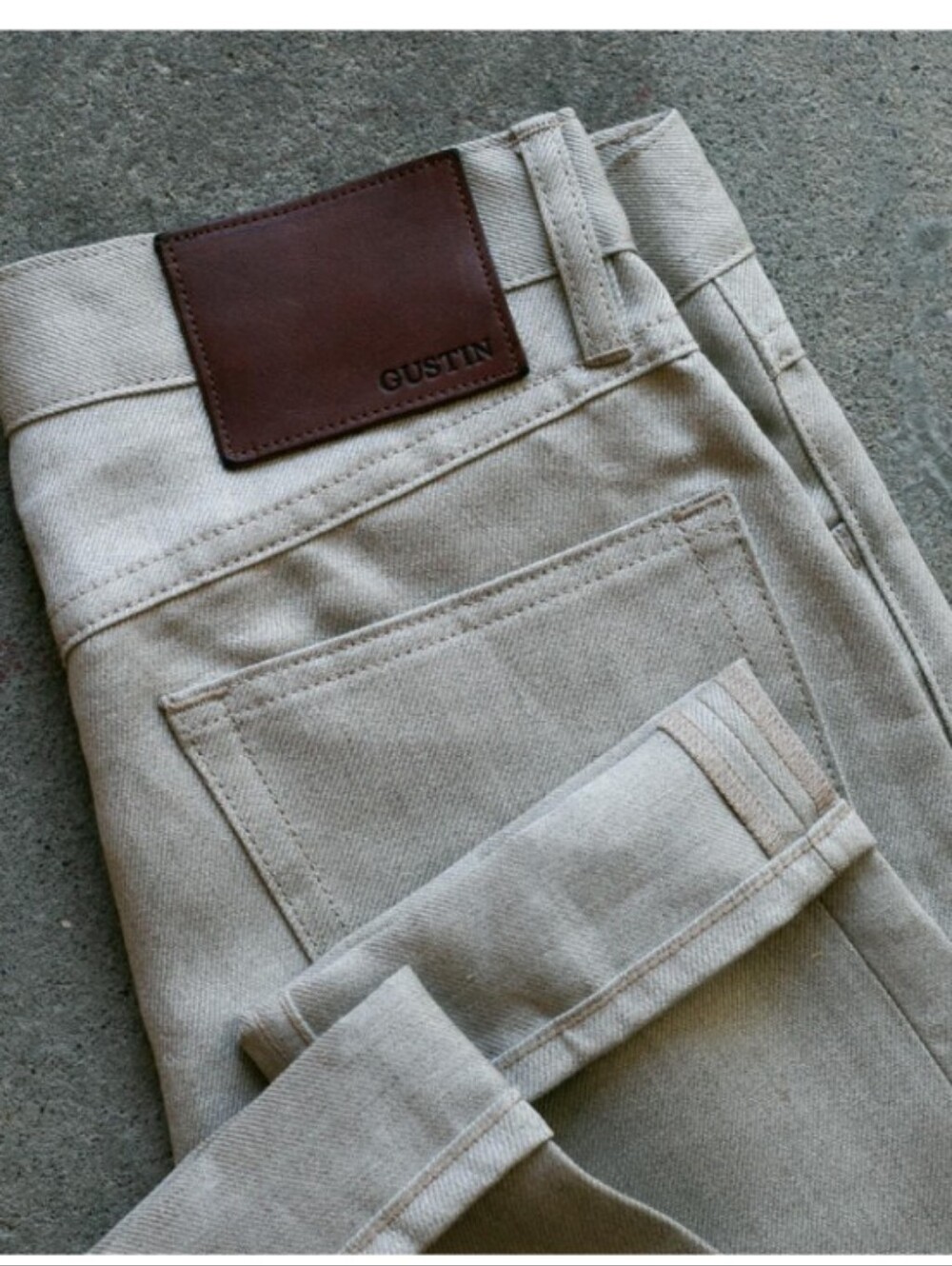 Gustin #114 Japan Linen slim 5 Pocket Pants 32x34.5"